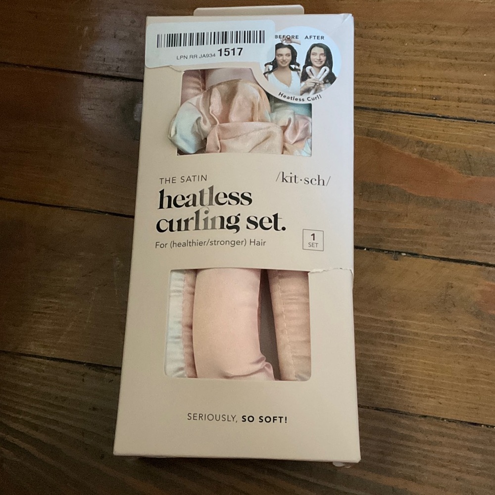 Kitsch Satin Heatless Curling Set NWT